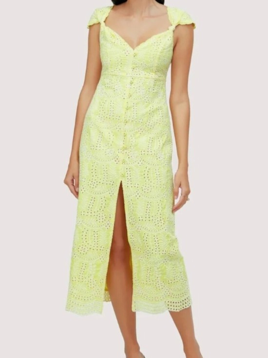 Lost + Wander Dresses & Skirts - Lost + Wander Lemon Drop Midi Dress [LA0444]